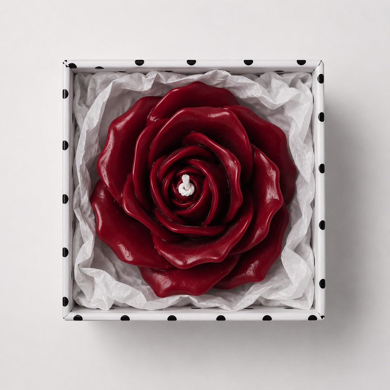 Personalized Rose Candle Gift for Her | Luxury Soy Flower Candle | Aesthetic Room Decor Accent | Unique Wedding Favors | Anniversary