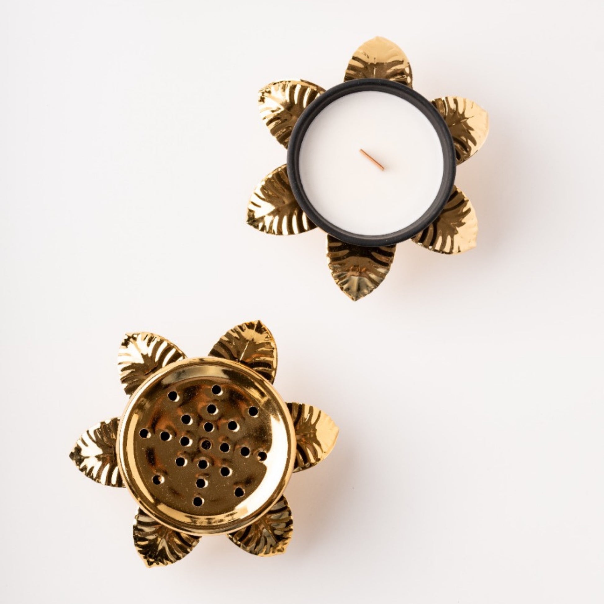 Urun-12 Luxury Custom Soy Wax Candle Wedding Favors: Elegant Gold Lid Decorative Mini Candles Favors for Guests