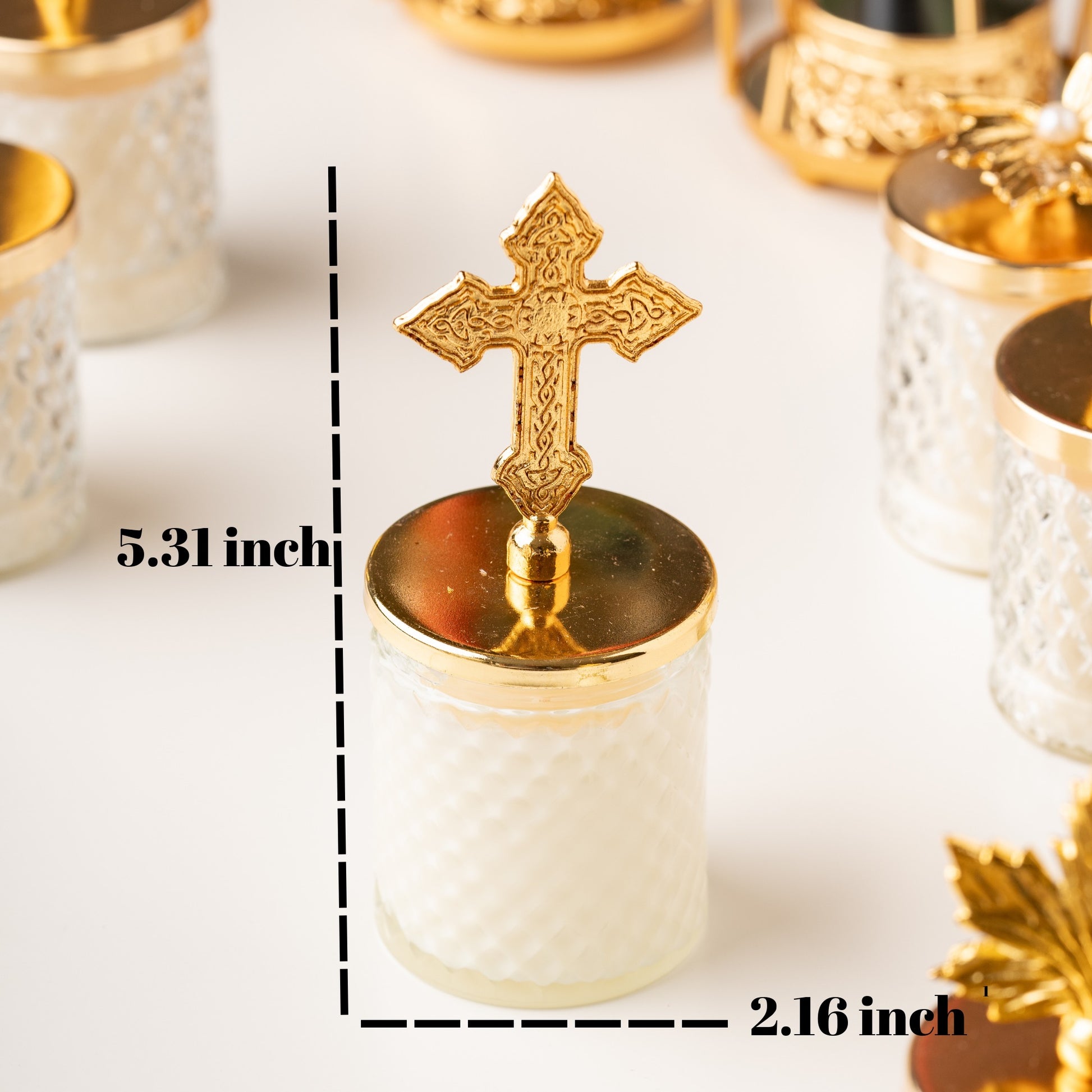 Urun-4 Luxury Mini Candle Favors for Wedding: Personalized Engagement Party Candle Favors Description