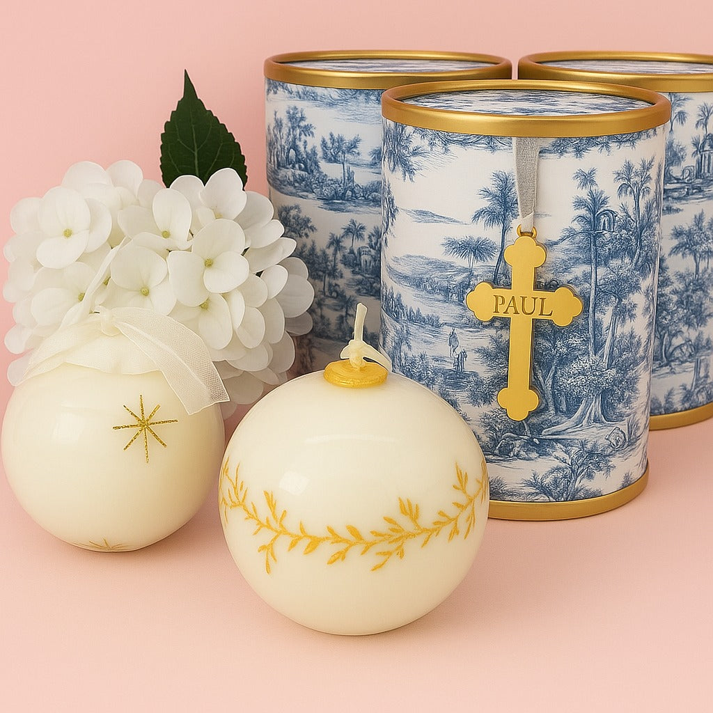 urun-13 Ornament Candle Favors: Christmas Ball Soy Wax Candle Party & Event Favors