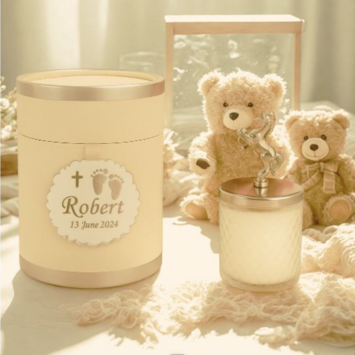 Urun-5 Personalized Mini Candle Jar Favors for Wedding Party: Elegant Glass Jar Soy Wax Candle Favors Description