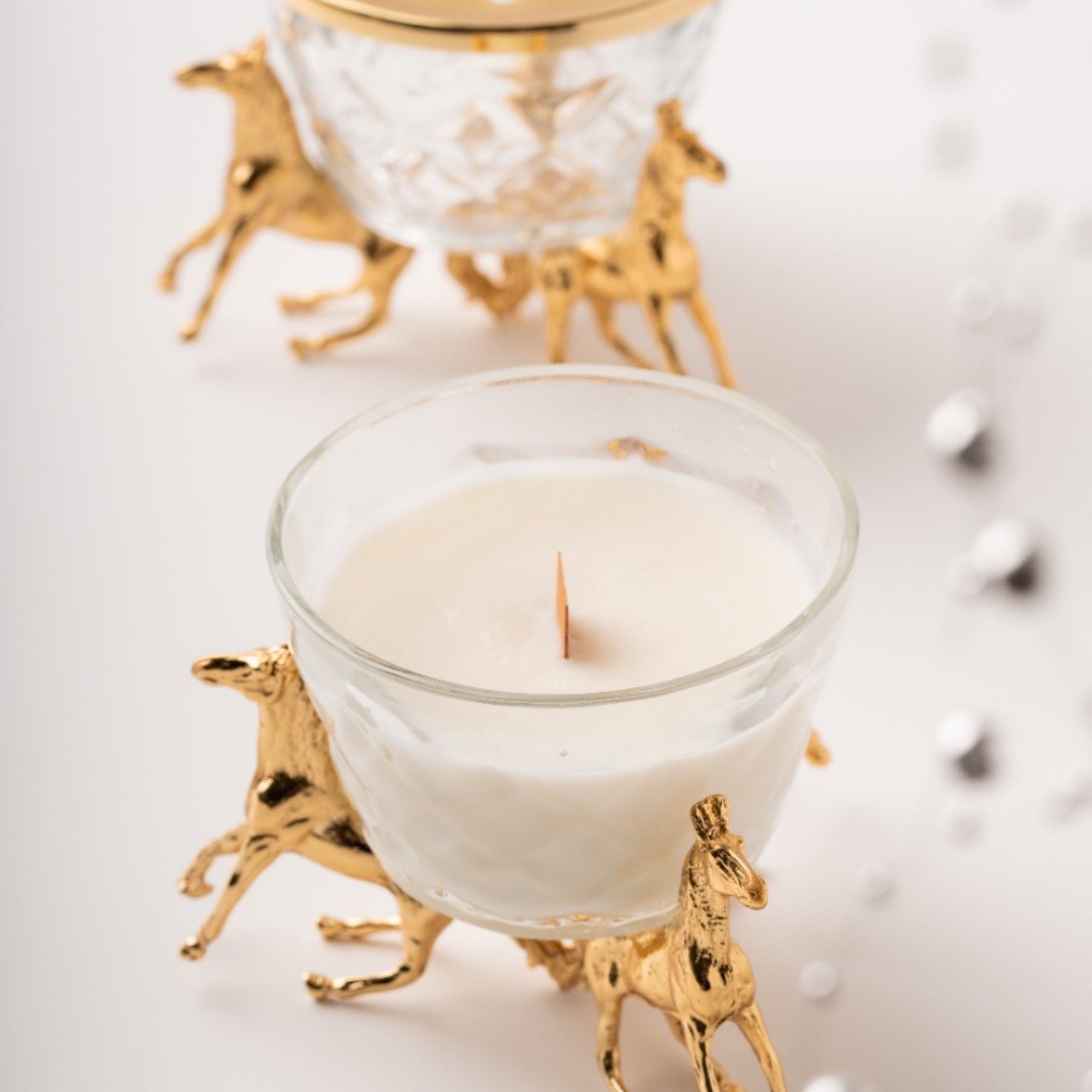 Urun-11 Soy Wax Candle Favors with Flower Lids Wedding Favors: Custom  Pastel Mini Candle Bridal Favors for Guests