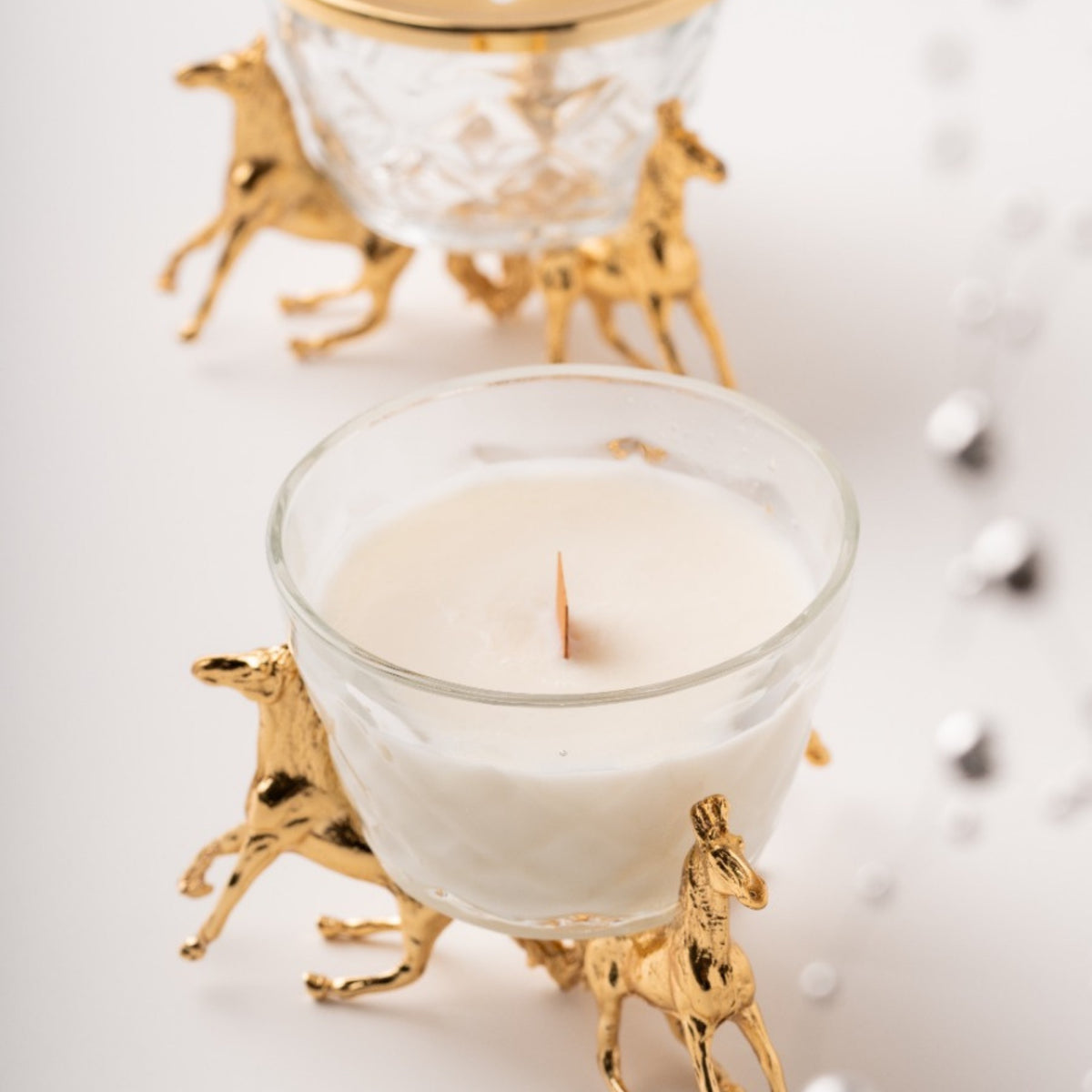 Urun-11 Soy Wax Candle Favors with Flower Lids Wedding Favors: Custom  Pastel Mini Candle Bridal Favors for Guests