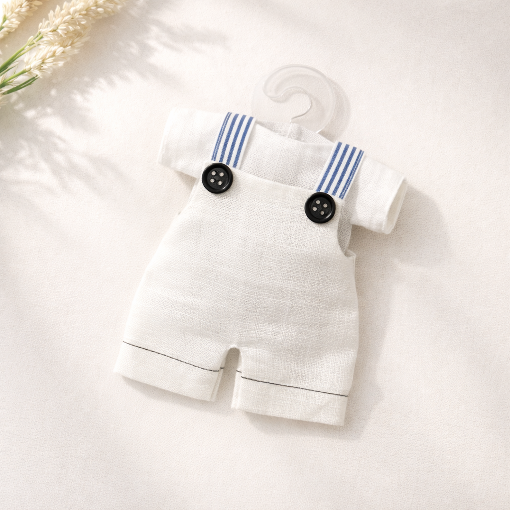Personalized Baby Boy Lavender Sachet Magnet – Handmade Baby Shower & Baptism Favor