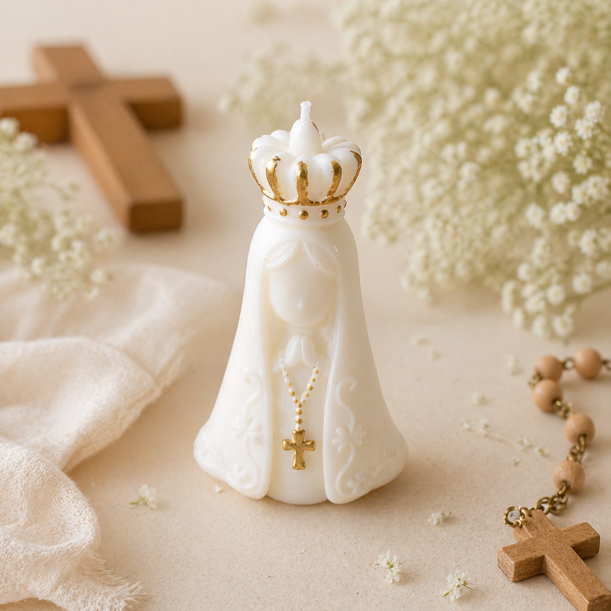 Set of 20 Baptism Candle Favors