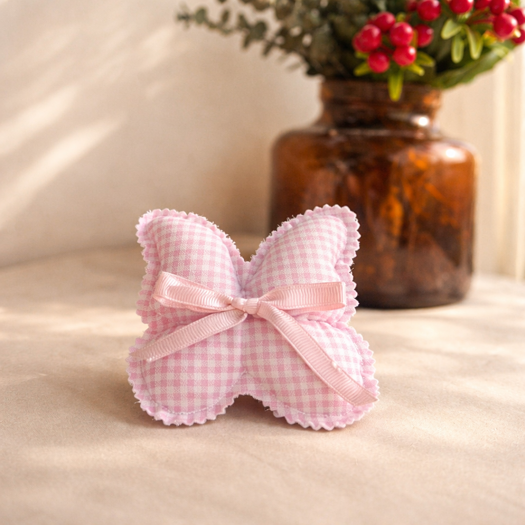 Personalized Butterfly Lavender Sachet Favor – Handmade Fabric Butterfly Baby Shower Favor – Custom Name Party Favor – Set of 20