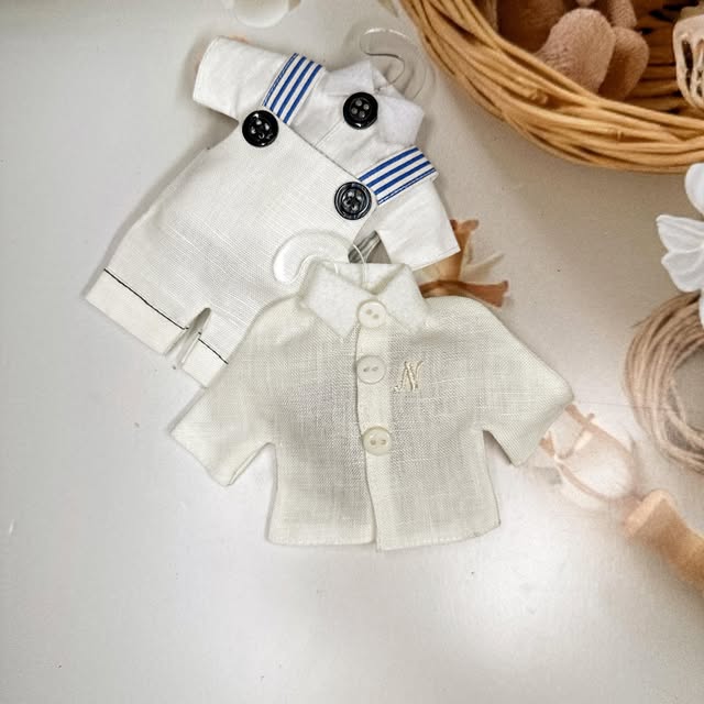 Personalized Baby Boy Lavender Sachet Magnet – Handmade Baby Shower & Baptism Favor