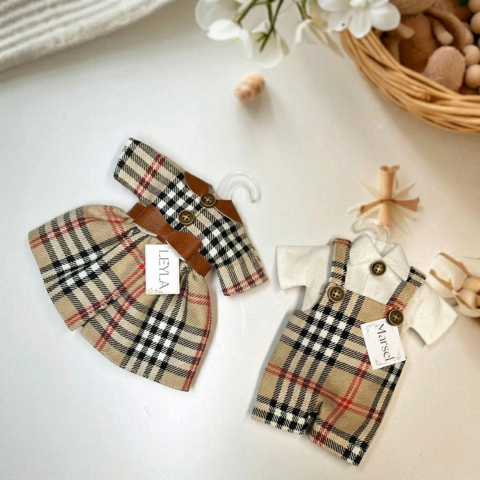 Personalized Baby Dress Lavender Sachet Magnet – Baby Shower Favor