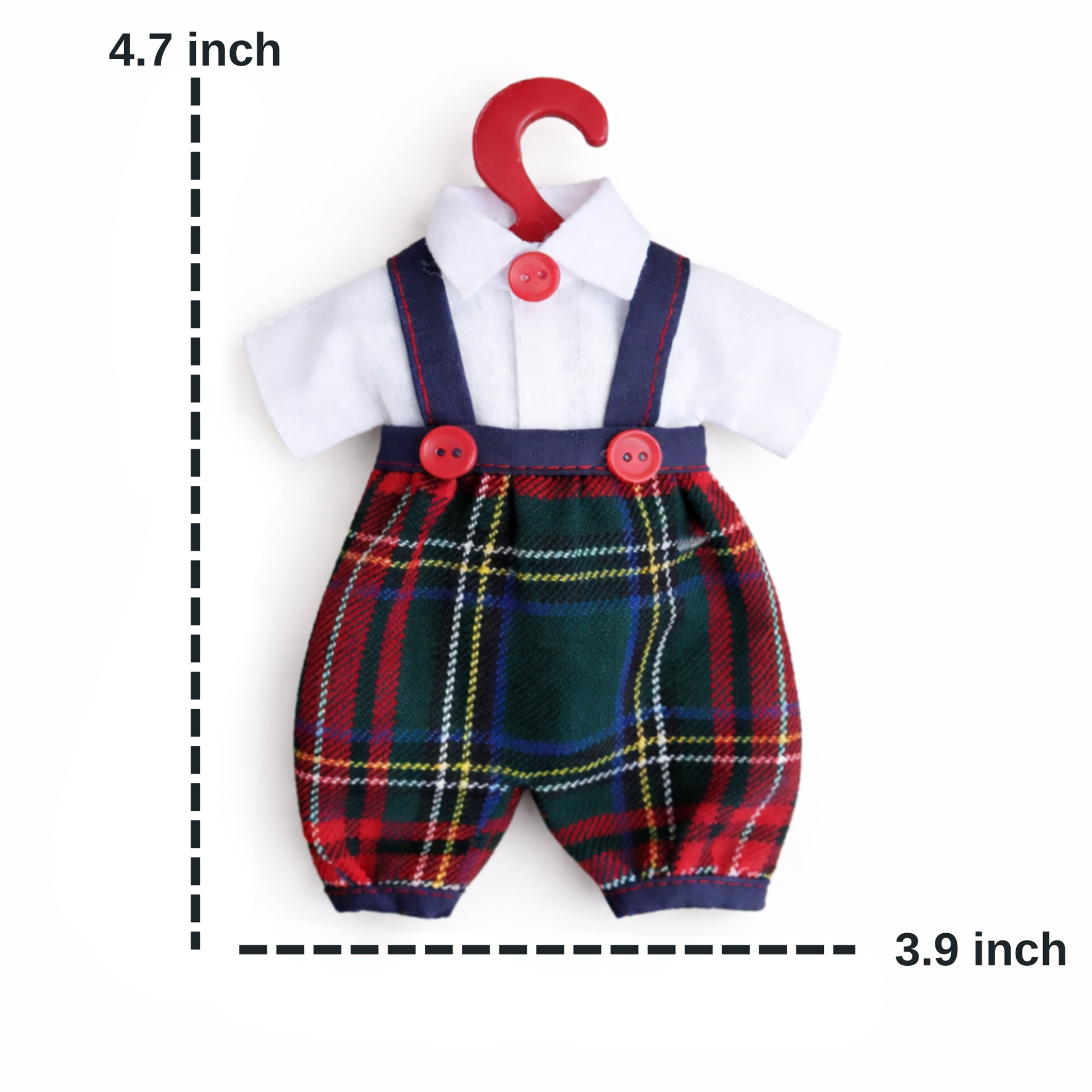 Personalized Baby Boy Lavender Sachet Magnet – Tartan Romper Baby Shower Favor (Set of 20)