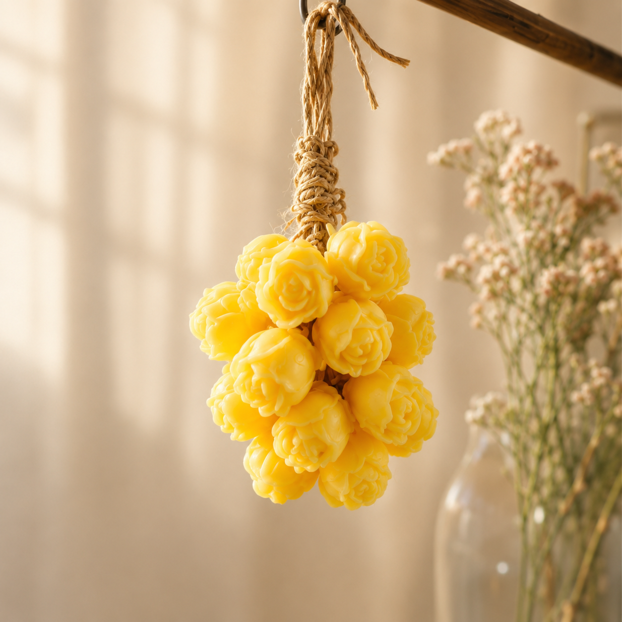 20 Mini Rose Wax Sachet Bundle – Handmade Scented Floral Air Freshener Decor